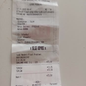 BİM Reyon Ve Kasa Fiyat Uyuşmazlığı...