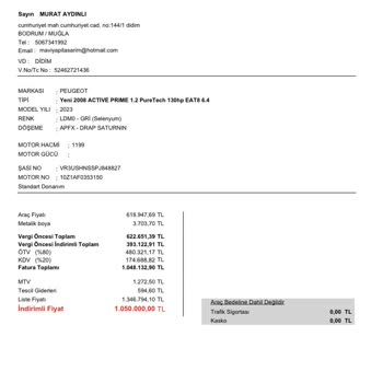 PSA Finans İkame Araç Teslimi