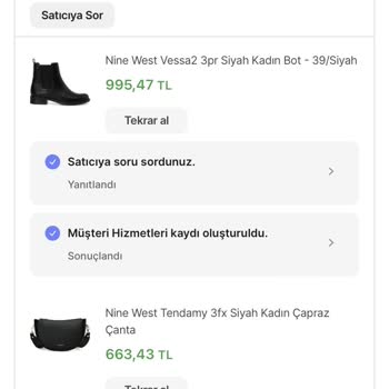 Nine West Stoktaki Ürünün Kargolanmaması