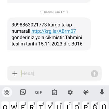 Aras Kargo Firmasının Ürünümü Kaybetmesi.