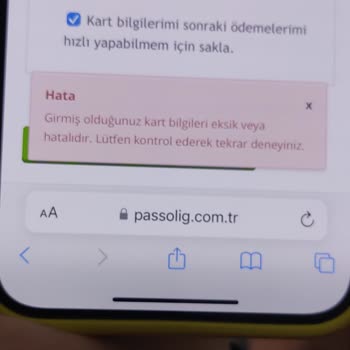 Passolig'e Giremiyorum Ödeme Almıyor