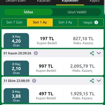 Kayıp Bonusu Vermeyen Bilyoner