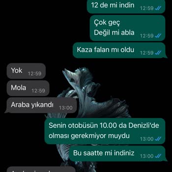Ali Osman Ulusoy Firmasının Varış Noktasına Geç Gitmesi