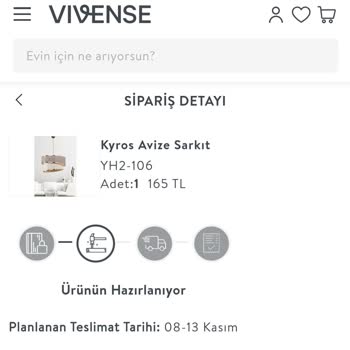 Vivense Ürünümü Hala Kargolamadı