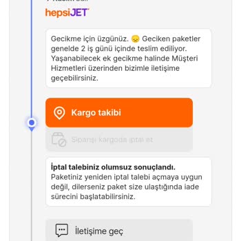 Hepsijet İzmir TM Aktarma Merkezi Sorunu!