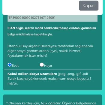 İBB Burs Başvurusunda Sorun Yaşıyorum