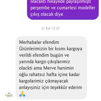 Merybabynest Ürün Göndermiyor Oyalıyor