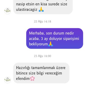 Merybabynest Ürün Göndermiyor Oyalıyor