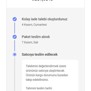Hepsiburada Para İademi Yapmıyor