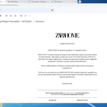 Zara Home Ve Kargoist Mağdur Etti