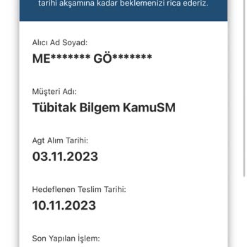 AGT Kurye Kargom 2 Haftadır Dağıtımda Gözüküyor