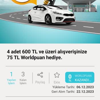 Opet Akaryakıt Yerine Market Posu Kullanmaktadır