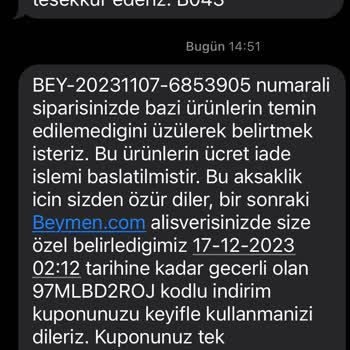 Beymen Stok Mazereti Göstererek Ürünümü Göndermedi Ve Mağdur Oldum