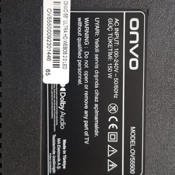 İnce Hesap Onvo Ov55500 TV Kırık, Hasarlı Çıktı. İade Talep Ediyorum