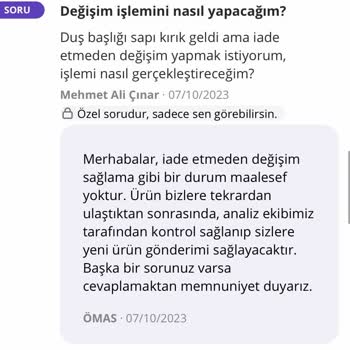 N11 Ve N11 Mağazası Değişim Sorunu