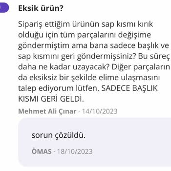 N11 Ve N11 Mağazası Değişim Sorunu