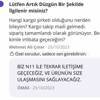 N11 Ve N11 Mağazası Değişim Sorunu