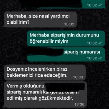 Zara Ve Kargoist Kayıp Kargo- Pişmanlık