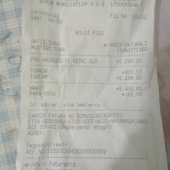 Onvo TV Ekran Kararması