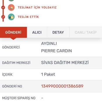 KARGOMsende Kargonun Eve Teslim Edilmemesi
