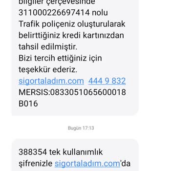 sigortaladım.com Hediye Çeki Sorunu