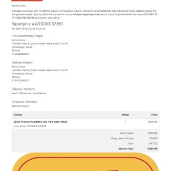 Armağan Oyuncak Alınan Ürünü Kafalarına Göre İptal Ediyorlar