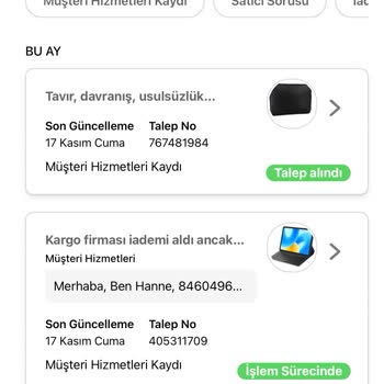 Hepsiburada Mağduriyeti,Çözümsüzlük, Tutum Davranış Sorunu