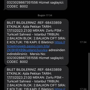 Passo.com Biletimi Yakıyor