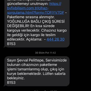 ByFix Servis Şahsi Malımın Üstüne Konmaları