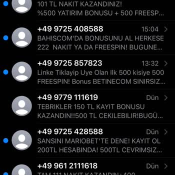 Türk Telekom Yabancı Numaralardan SMS