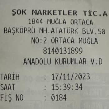 Şok Marketler Mis Marka Krema Ekşilik Var.