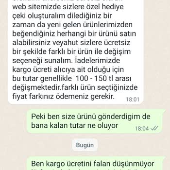 Faya Boutique Faya Butik İade Kabul Etmiyor İki Gündür Mesajıma Cevap Alamıyorum