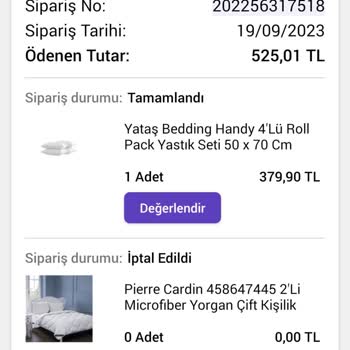 Pierre Cardin Home Pierre Cardin Siparişimi Göndermiyor
