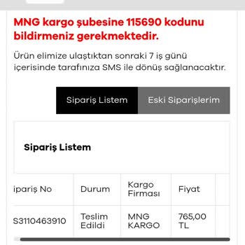 Ceyo Terlik İade Değişim İlgisizlik