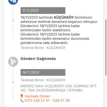 MNG Kargo Siparişin Teslim Edilmemesi Ve Haber Verilmemesi