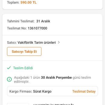 Trendyol Hızlı Market Aldığım Zeytinyağı Sahte Çıktı