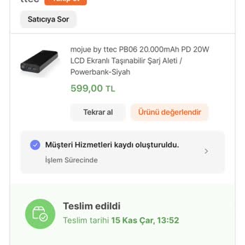 hepsiJET Hepsiburada Teslim Edilemeyen Ürün