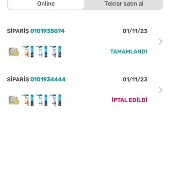 Watsons Sipariş Teslim Edilmedi.
