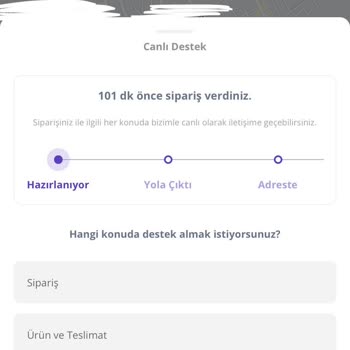 Getir Büyük'den Yaptığım Sipariş 96 Dakika'dır Hala Varmadı