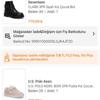 FLO Ayakkabı Yanlış Kargo Şubesi
