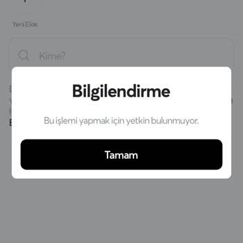 Papara Yetki Kısıtlaması Var