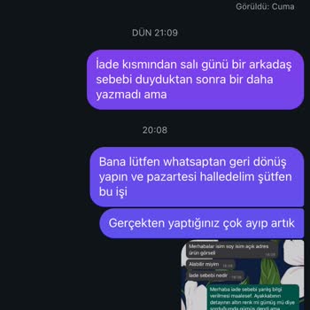 By Merve Kaya İade Alırız Denilip Alınmaması