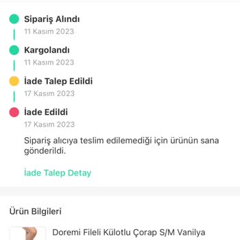 Sürat Kargo Dağıtıma Çıkmadan İade Girilmesi