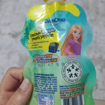 Danone Tikveşli STT Yazıların Üstüne Basıldığı İçin Okunamayacak Durumda