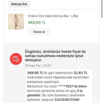 Chakra Hatasının Müşteriye Mâl Edilmesi Saçmalığı