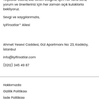 IyiFirsatlar (iyifirsatlar.com) İyifirsatlar.com Sahte Satış