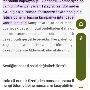 Turkcell Cayma Bedeli 478.29 TL Fatura 15 Günlük Kullanım İçin