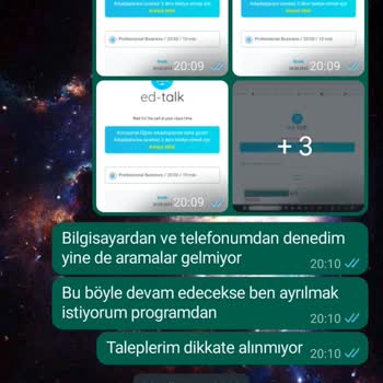 Konuşarak Öğren Eğitmenin Araması Ulaşmıyor, Eğitmen Değişiyor, Derse Katılamıyorum