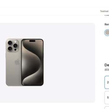 iPhone Apple Teslimat Sorunu (15 Pro Max)