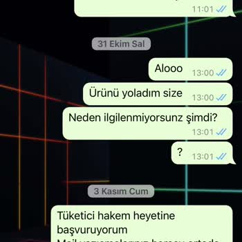 Gökhan Talay Kusurlu Ürün İadesini Yapmama Rağmen Yenisini Yollamadı